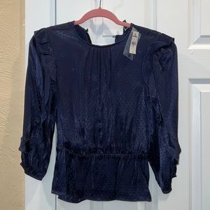 Navy shirt from Express - dress up or down!